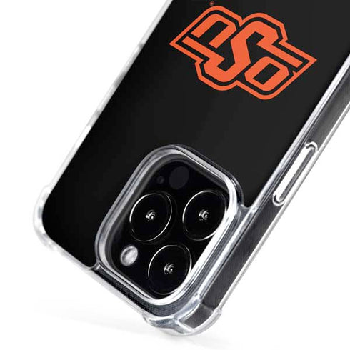 Oklahoma State University OSU on Black iPhone 16 Pro MagSafe Case